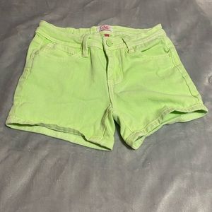 Neon Green Shorts